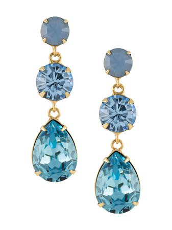 Shop Jennifer Behr Aileen crystal earrings with Express Delivery - FARFETCH