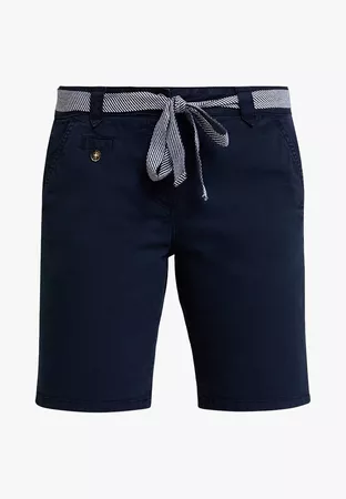 TOM TAILOR BERMUDA - Shorts - real navy blue - Zalando.co.uk