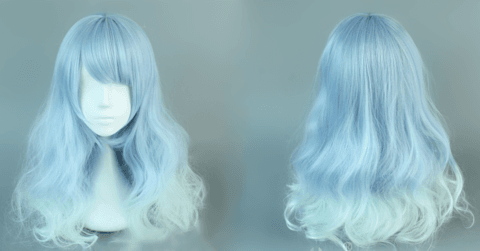 Lolita Ocean Blue Wig - SpreePicky