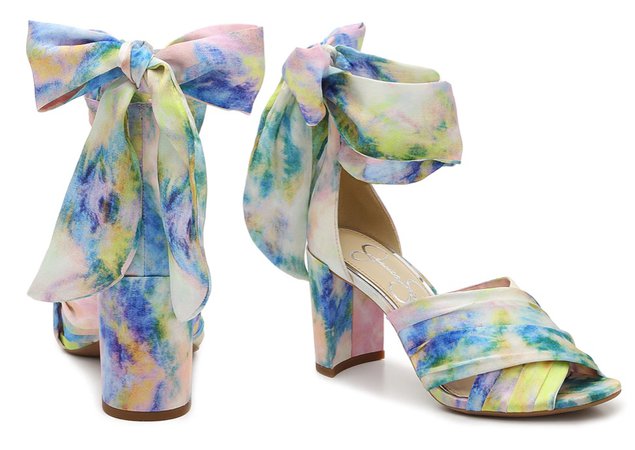 watercolor heels
