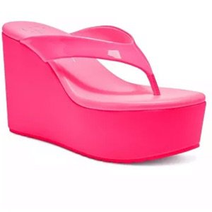 Jessica Simpson hot pink wedge sander