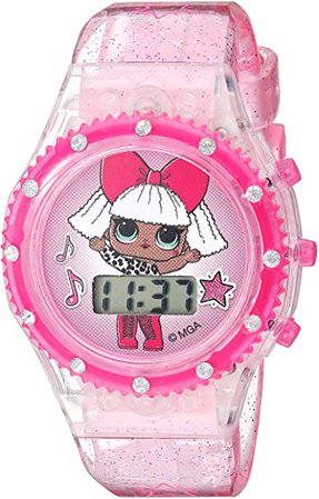 Amazon.com: L.O.L. Surprise! Girls' Quartz Watch with Plastic Strap, Pink, 16.2 (Model: LOL4029AZ): Watches