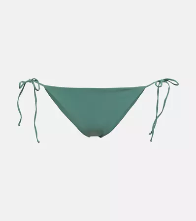 Ties Bikini Bottoms in Green - Jade Swim | Mytheresa