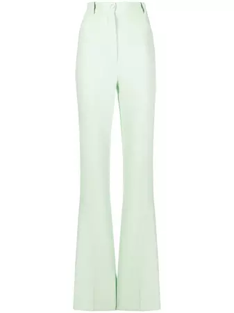 Light Green Flared Trousers