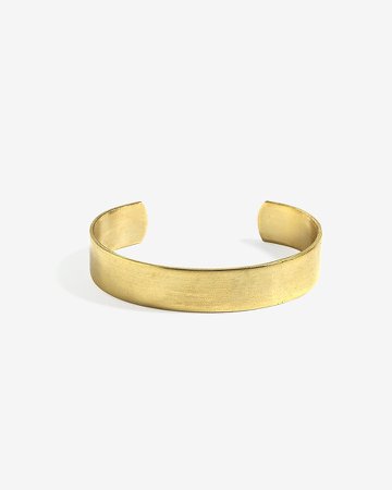 Lola Ade Gold Brass Cuff Bracelet