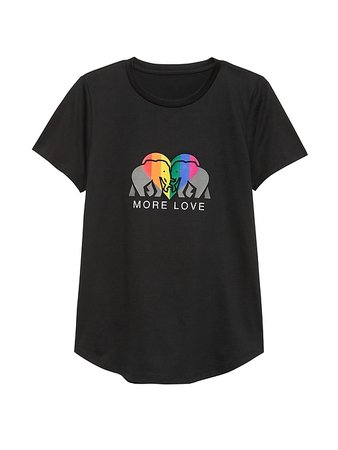 Pride 2019 Elephant T-Shirt (Women's Sizes) | Banana Republic black