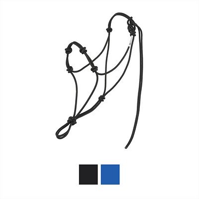 Knotty Girlz Rope Training Horse Halter, Black, Standard - Chewy.com