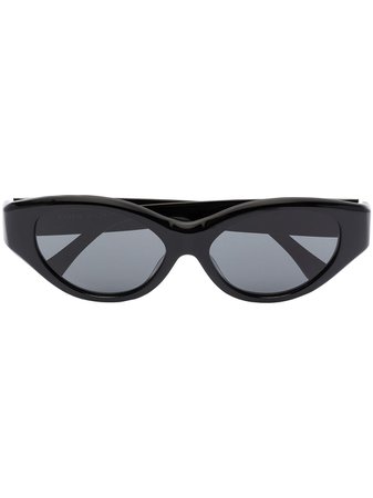 Karen Wazen Scarlett oval-frame Sunglasses - Farfetch