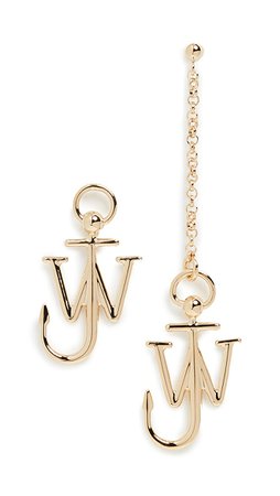 JW Anderson Asymmetric Anchor Earrings | SHOPBOP | New To Sale, Up to 70% on New Styles to Sale