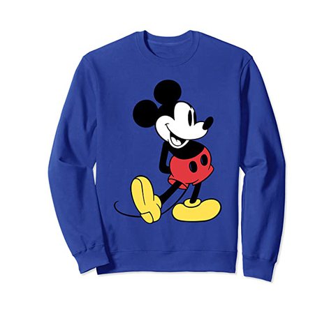 Amazon.com: Disney Mickey Mouse Classic Pullover Sweatshirt: Clothing