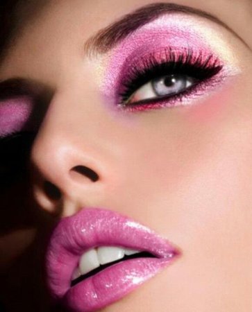pink makeup glam - Google Search
