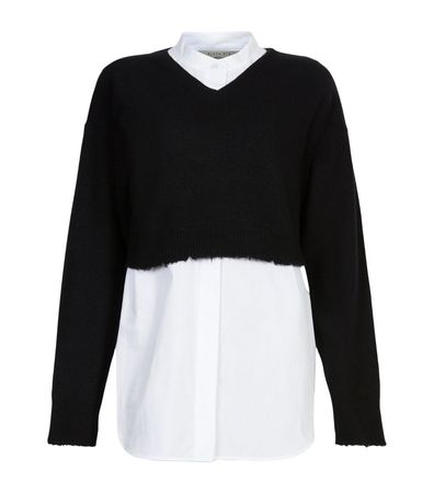 ALLSAINTS  2-in-1 Donna Blouse & Sweater