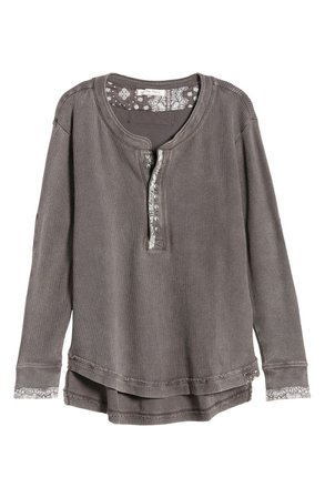 Free People Fall For You Henley | grey