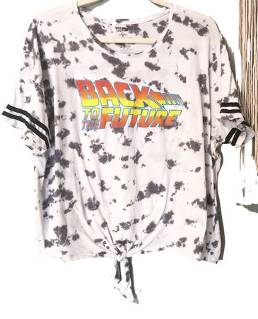 back to the future shirt tie dye