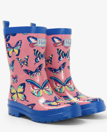 hatley butterfly rain boots