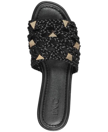 INC International Concepts Starlette Studded Flat Sandals, Created for Macy's & Reviews - Sandals - Shoes - Macy's