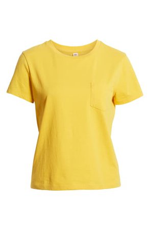 Yellow Shirt with pocket