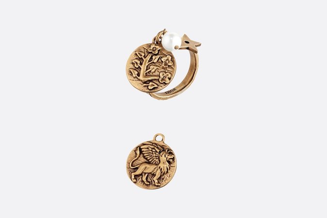 Tarot Wild Charm Antique Gold Finish Ring - Fashion Jewelry - Women's Fashion | DIOR