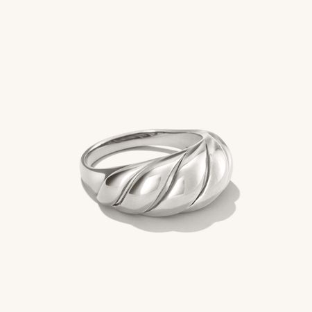 Croissant Dome Ring Silver | Mejuri