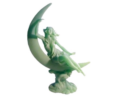 fairy moon statue