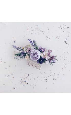 lavender hair clip