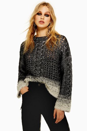 Cable Knit Jumper - Clothing- Topshop USA