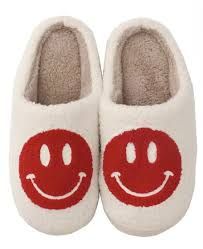 red smiley face slippers - Google Search