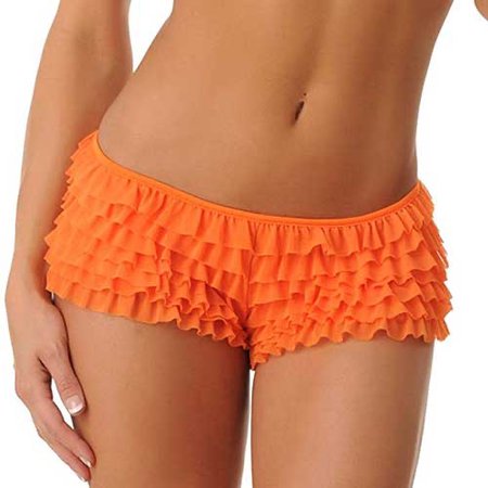 Orange Ruffle Panties