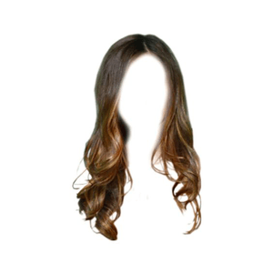 brown hair png ombre