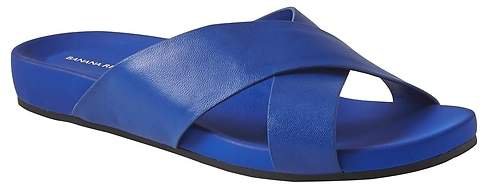 Crossover Slide Sandal