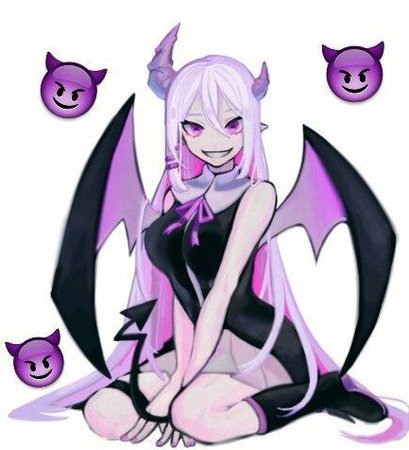 anime purple haired demon - Google Search