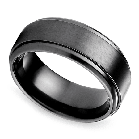 black wedding ring