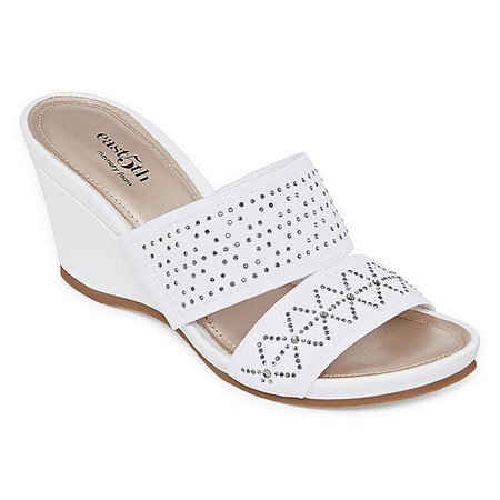east 5th Womens Vane Wedge Sandals - JCPenney