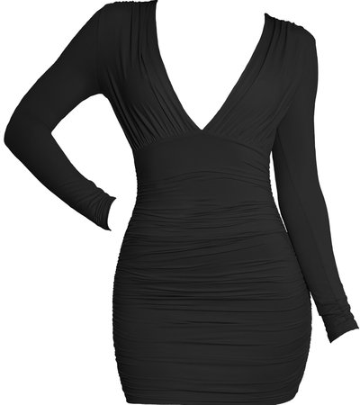 Annette Mini Dress - Black