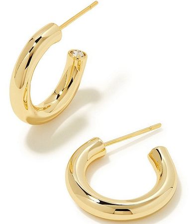 Kendra Scott gold hoop earrings
