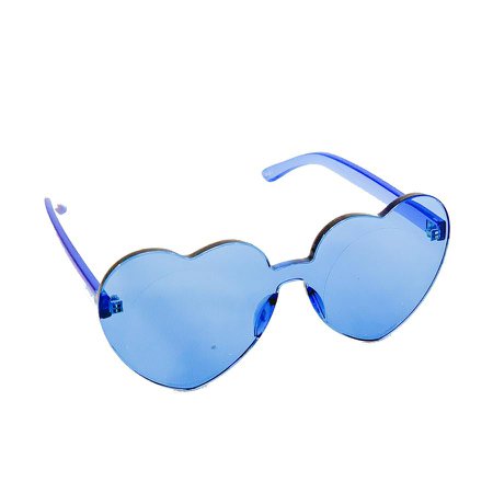 *clipped by @luci-her* Heart Shaped Rimless Colored Sunglasses - Too Fast Online