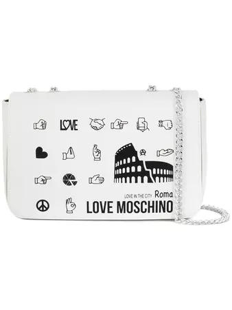 Love Moschino Printed Shoulder Bag - Farfetch