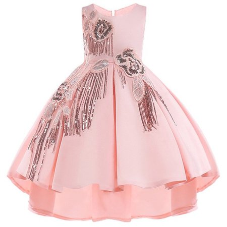Flower Baby Girls Lace Appliques Princess Dress Toddler Wedding Party Formal Ball Gown Dress For Girls 2 3 4 5 6 7 8 9 10 Years-in Dresses from Mother & Kids on Aliexpress.com | Alibaba Group