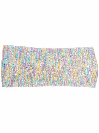 Missoni marl-knit Ruched Headband - Farfetch