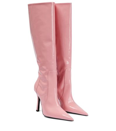 Blumarine - Patent leather knee-high boots