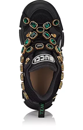 Gucci Jeweled-Strap Sneakers | Barneys New York