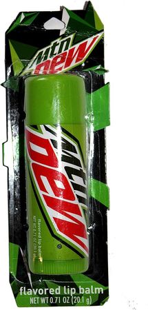 Amazon.com: Taste Beauty (1) Stick Mountain Dew Soda Flavored Giant Lip Balm Tube - Gluten Free - 4.75 L x 1.5 diam. Net Wt. 0.71 oz : Beauty & Personal Care