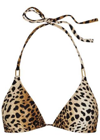 cheetah bikini top