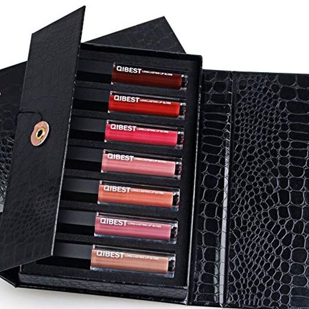 Amazon.com : Matte Liquid Lipstick Gift Set, Spdoo 7 Colors Long Lasting Waterproof Velvet High Pigmented Lip Gloss Kit : Beauty