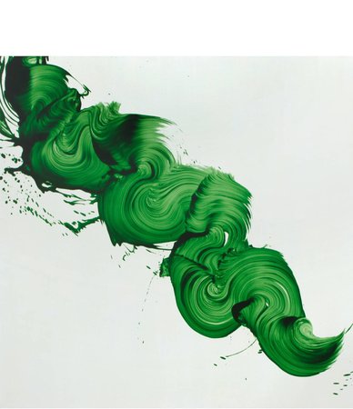 green paint