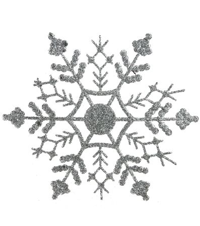 Northlight 4" Glitter Snowflake Christmas Ornament Set 24ct | JOANN