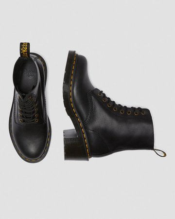 CLEMENCY WOMEN'S LEATHER HEELED LACE UP BOOTS | Women's Boots, Shoes & Sandals | Dr. Martens Official