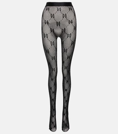 Gucci - GG tulle tights | Mytheresa