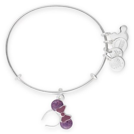 Minnie Mouse Ear Headband Bangle by Alex and Ani – Purple | shopDisney