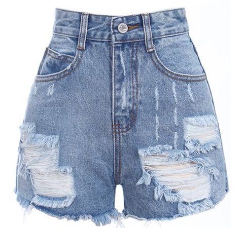 High waisted Jean shorts